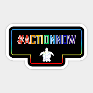 hashtag action now Sticker